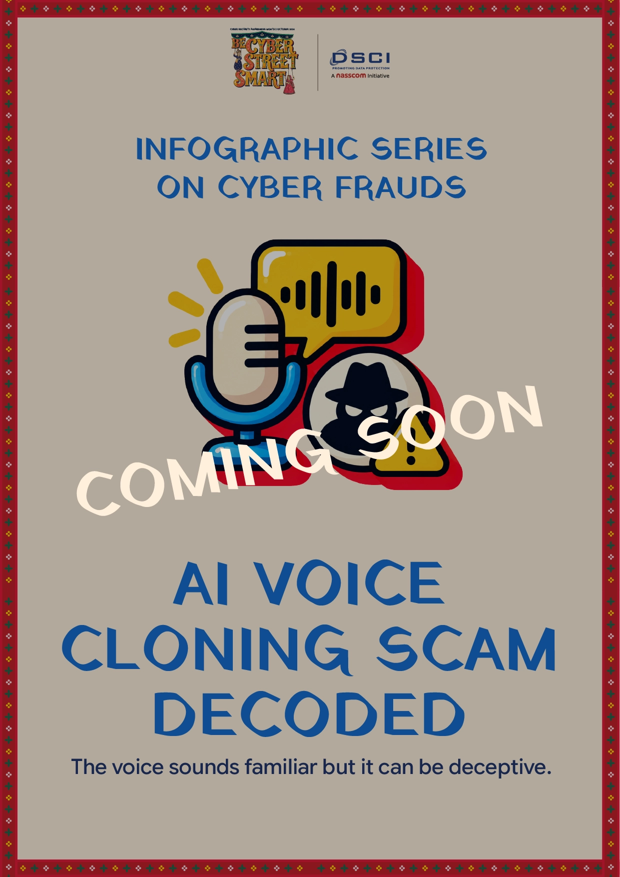 Infographic on AI Voice Cloning Scam Decoded